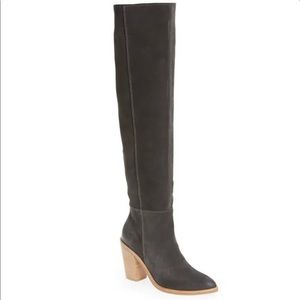 Treasure & Bond Heidi Over The Knee Boot In Anthracite. Size 7.5 M